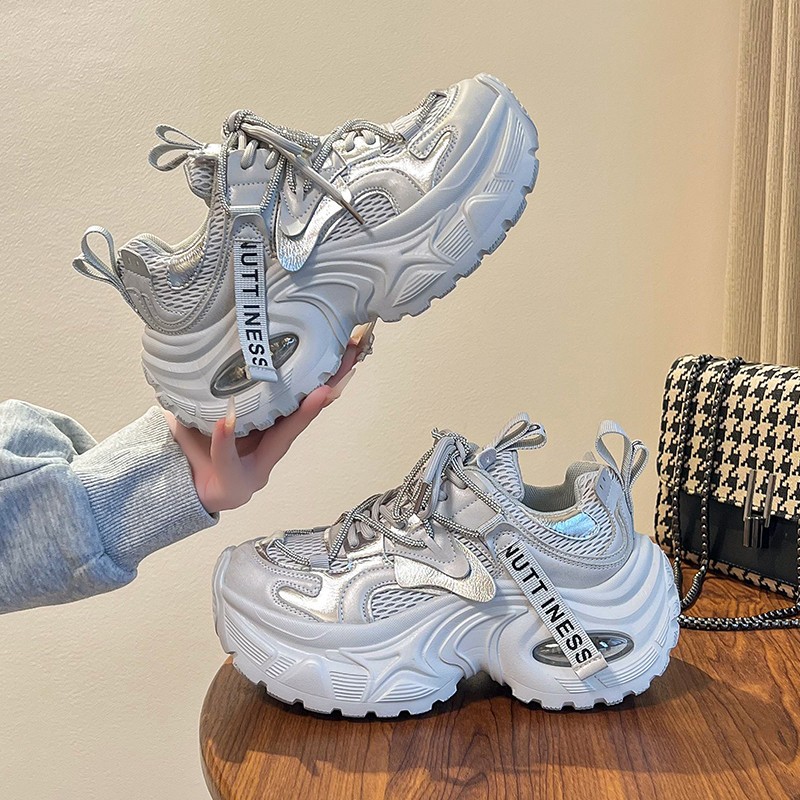 Women's Mesh Breathable Dad Shoes Sports Sneakers